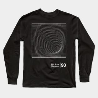 808 State / Minimalist Graphic Artwork Design Long Sleeve T-Shirt